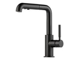 SOLNA SINGLE HANDLE PULL OUT KITCHEN FAUCET MATTE BLACK