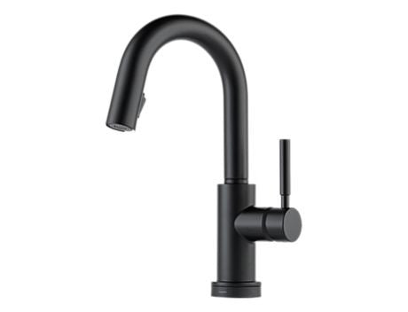 SOLNA SINGLE HANDLE SINGLE HOLE PULL-DOWN BAR/PREP WITH SMARTTOUCH® TECHNOLOGY MATTE BLACK