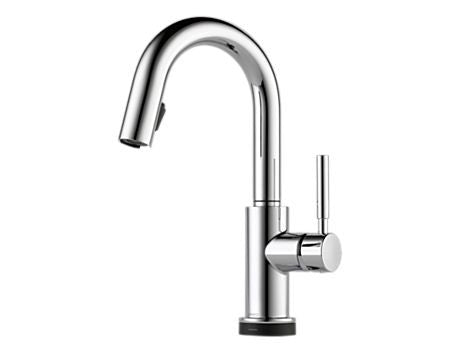 SOLNA SINGLE HANDLE SINGLE HOLE PULL-DOWN BAR/PREP WITH SMARTTOUCH® TECHNOLOGY CHROME