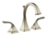 BRIZO VIRAGE TWO HANDLE WIDESPREAD LAVATORY FAUCET BRILLIANCE BRUSHED NICKEL