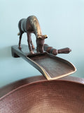 Dark Bronze Waterfall Horse Faucet Drinking or Standing Horse