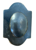 Jaladera de botón Ovalado Placa con Arcos Tornillos Invisibles