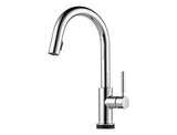 SOLNA SINGLE HANDLE SINGLE HOLE PULL-DOWN KITCHEN FAUCET CHROME