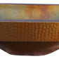 Lavabo de cobre semi vessel