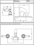 specifications for wall mount deer faucet